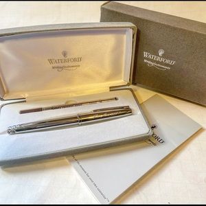 Waterford Lismore Rollerball Platinum Plated Pen